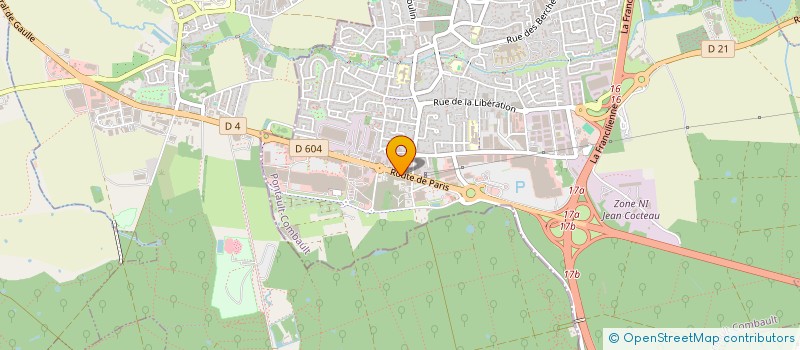 localisation de l'entreprise SOC NEGOCE MATERIAUX CONSTRUCT  PONTAULT-COMBAULT