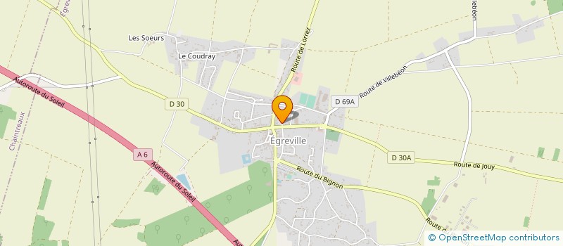 localisation de l'entreprise SOC NEGOCE TRAVAUX BATIMENT à EGREVILLE