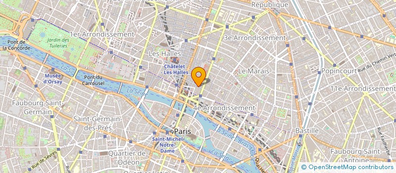 localisation de l'entreprise SOC NELLE BOULANGERIE PATISSERIE à PARIS