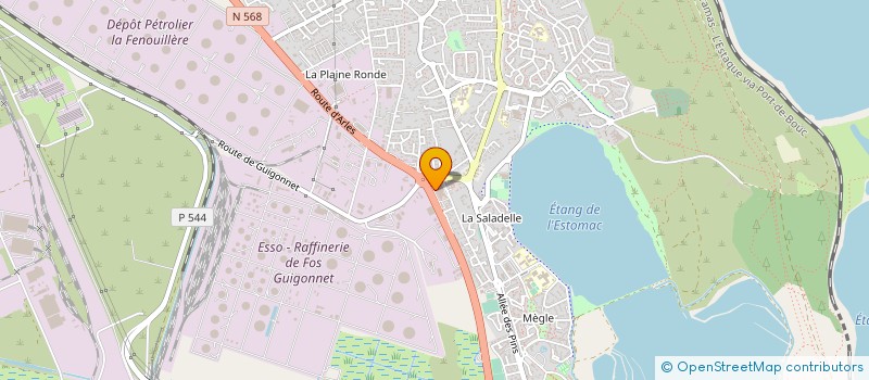 localisation de l'entreprise SOC NETTOYAGE ET CHAUFFAGE  FOS-SUR-MER