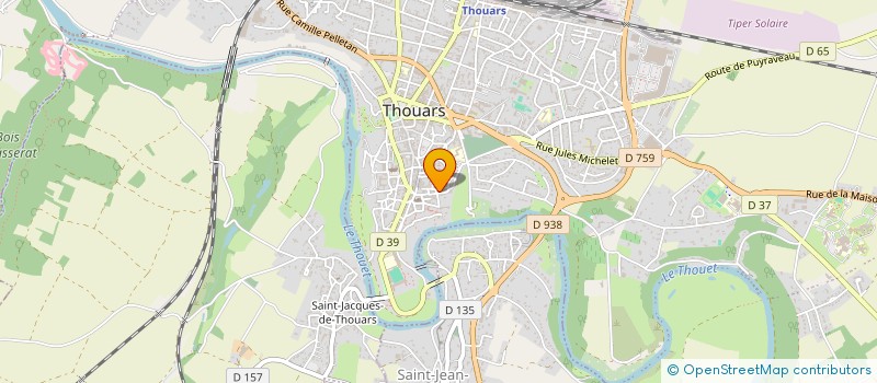 localisation de l'entreprise SOC NETTOYAGE INDUSTRIEL DOM ALIMENTAIRE  THOUARS