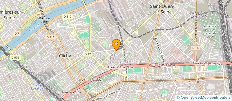 localisation de l'entreprise SOC NETTOYAGE MACONNERIE ET PEINTURE à SAINT-OUEN-SUR-SEINE