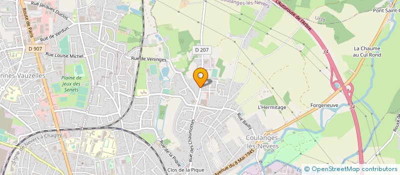 localisation de l'entreprise SOC NEVERS DIS à COULANGES-LES-NEVERS
