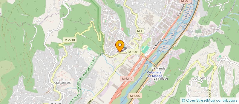 localisation de l'entreprise SOC NICOISE DE BATIMENT ET DE CARRELAGE à CARROS