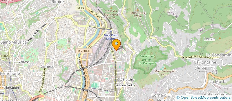 localisation de l'entreprise SOC NICOISE DE METALLERIE à NICE