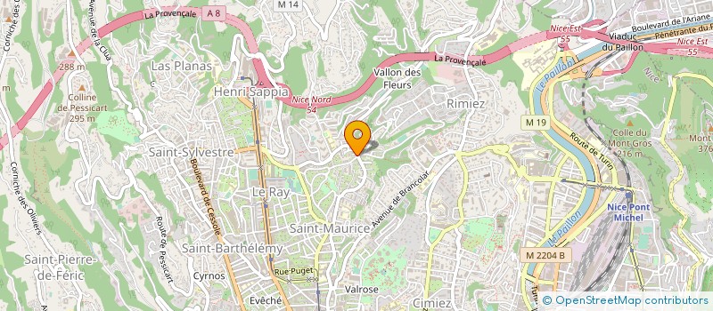 localisation de l'entreprise SOC NICOISE PRESSE ET ALIMENTATION à NICE