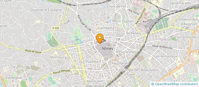localisation de l'entreprise SOC NIMOISE DE LINGERIE à NIMES