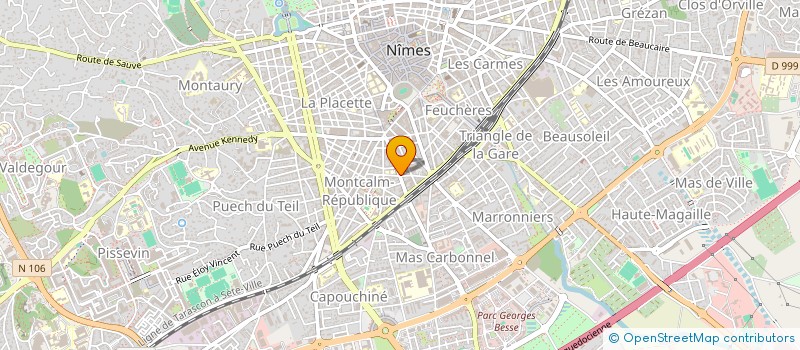 localisation de l'entreprise SOC NIMOISE DE TECHNIQUE DU BATIMENT  NIMES