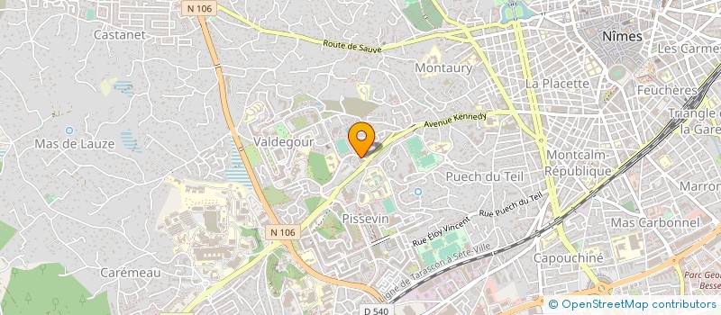 localisation de l'entreprise SOC NIMOISE DISTRIBUT.ASSURANCE PERSONNE  NIMES