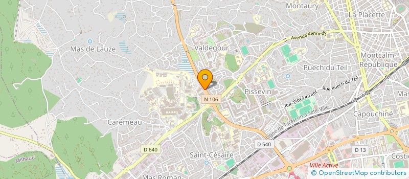 localisation de l'entreprise SOC NIMOISE DISTRIBUTION AUTO à NIMES