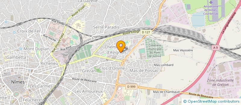 localisation de l'entreprise SOC NIMOISE RESTAURATION ET BOISSONS  NIMES