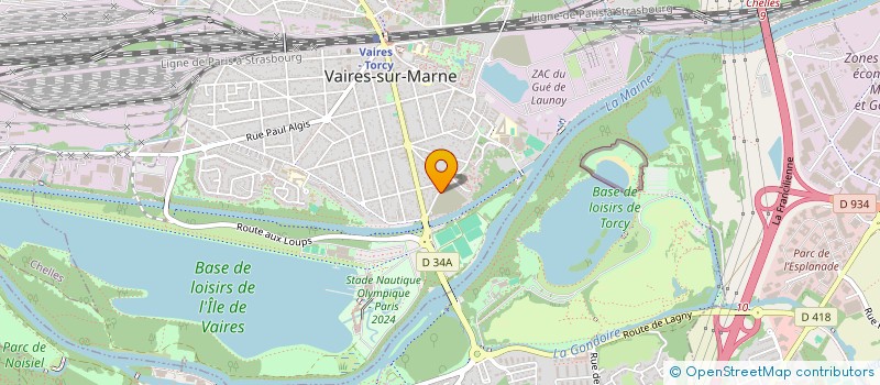 localisation de l'entreprise SOC NIVERNAISE ET PARISIENNE DU BATIMENT  VAIRES-SUR-MARNE