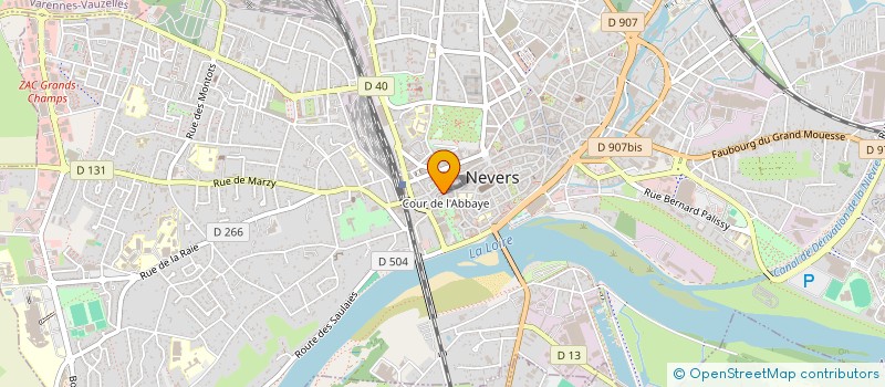 localisation de l'entreprise SOC NIVERNAISE LETTRES SCIENCES ET ARTS à NEVERS