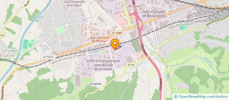 localisation de l'entreprise SOC NLE EXPLOIT DESHORS AERO DEFENSE IND à BRIVE LA GAILLARDE
