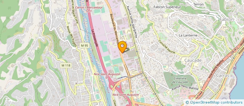 localisation de l'entreprise SOC NLL CLOISONNEMENT DOUBLAGE ISOLATION à NICE