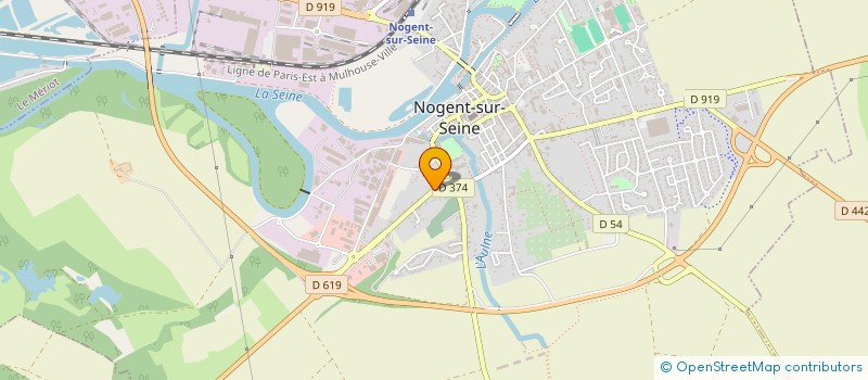 localisation de l'entreprise SOC NOGENTAISE D'ELECTRICITE NOGELEC à NOGENT-SUR-SEINE