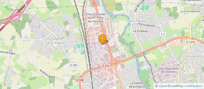 localisation de l'entreprise SOC NOGENTAISE DE NETTOIEMENT NUCLEAIRE  LE MANS