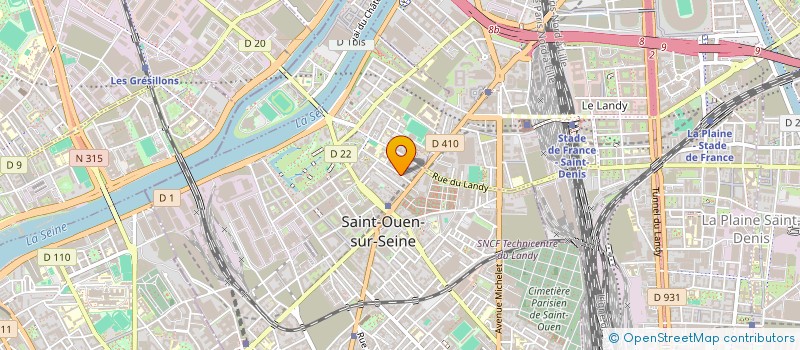 localisation de l'entreprise SOC NORD AGENCEMENT à SAINT-OUEN-SUR-SEINE