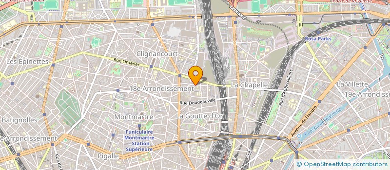 localisation de l'entreprise SOC NORD PHOTOGRAVURE  PARIS