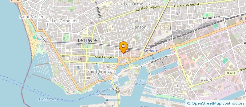 localisation de l'entreprise SOC NORMAND TRAVAUX EXPERTISE COMPTABLE à LE HAVRE