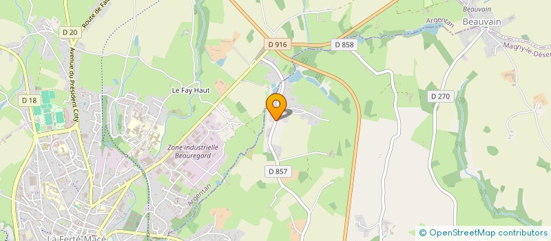 localisation de l'entreprise SOC NORMANDE ABATTAGE FORESTIE à MAGNY-LE-DESERT