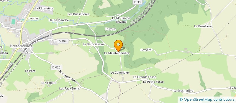 localisation de l'entreprise SOC NORMANDE AMENAGEMENTS URBAINS à BRETONCELLES