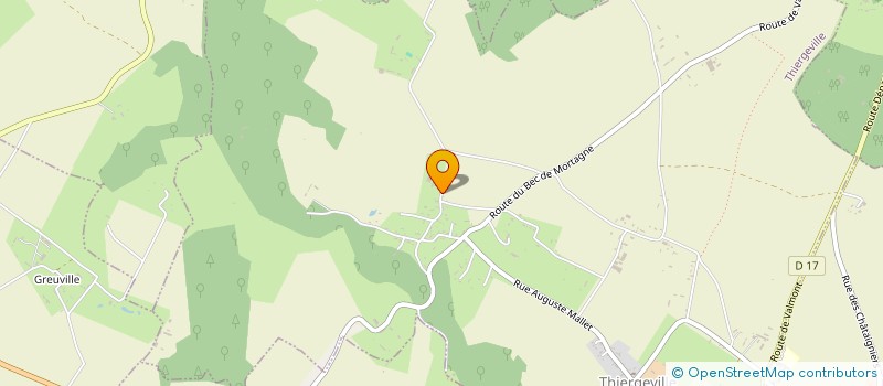 localisation de l'entreprise SOC NORMANDE D'ETUDES ET D'ENTREPRISES  THIERGEVILLE