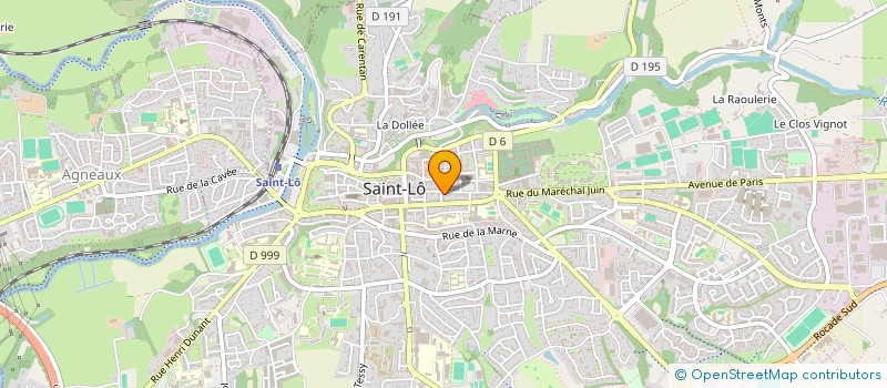 localisation de l'entreprise SOC NORMANDE DE COMMUNICATION SARL  SAINT-LO