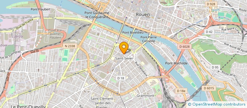 localisation de l'entreprise SOC NORMANDE DE DISTRIBUTION  ROUEN