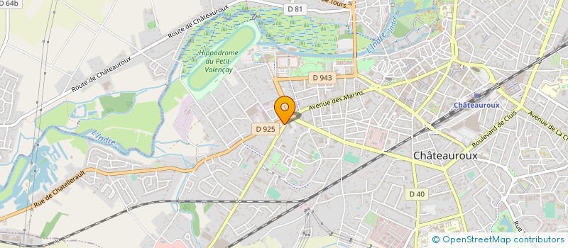 localisation de l'entreprise SOC NOUV D'ETUDES & REALISATION BATIMENT à CHATEAUROUX