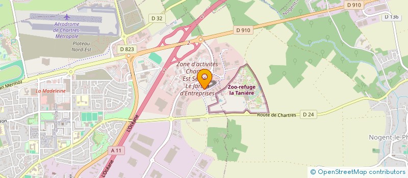 localisation de l'entreprise SOC NOUV D'EXPLOITATION QUANTITEC à CHARTRES