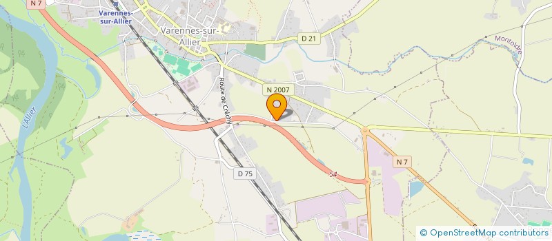 localisation de l'entreprise SOC NOUV DE BATIMENTS ET TRAVAUX PUBLICS à VARENNES SUR ALLIER