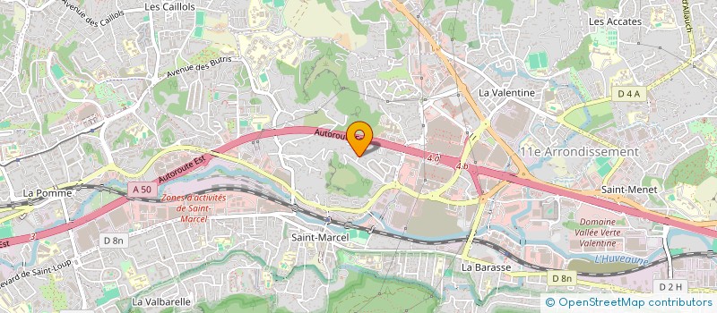 localisation de l'entreprise SOC NOUV DES AMBULANCES VALENTINOISES  MARSEILLE