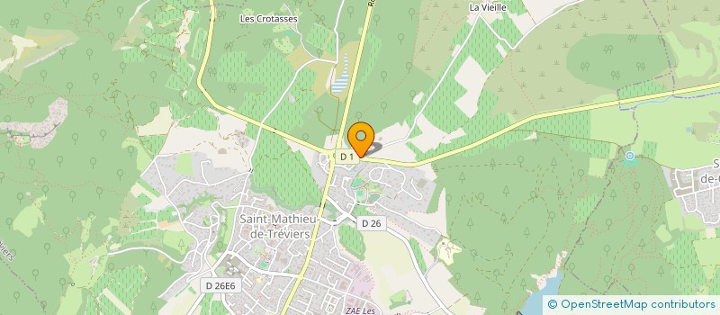 localisation de l'entreprise SOC NOUV ETABL ROGER MEZY  SAINT-MATHIEU-DE-TREVIERS