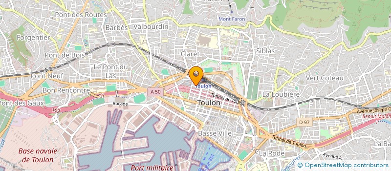 localisation de l'entreprise SOC NOUV EXPLOIT PEINTURE ET ISOLATION  TOULON