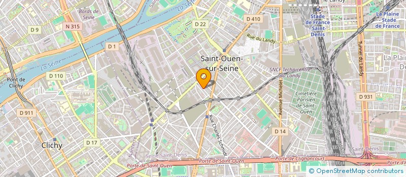 localisation de l'entreprise SOC NOUV FRANCE CARS TRANSPOR  SAINT-OUEN-SUR-SEINE