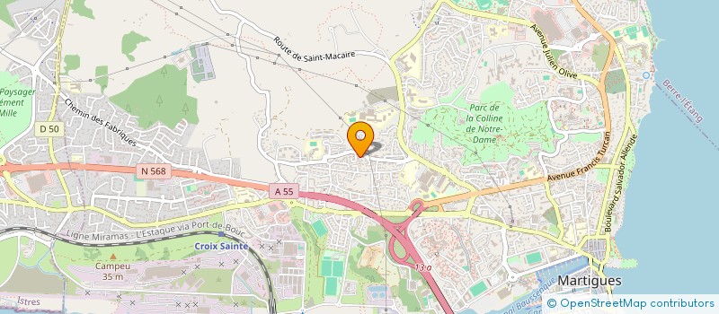 localisation de l'entreprise SOC NOUV LUBRANO BAT - S.N.L.B. à MARTIGUES