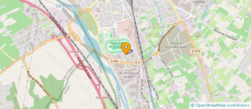 localisation de l'entreprise SOC NOUV MALAGUTTI VEZINHET ET CIE  CAVAILLON