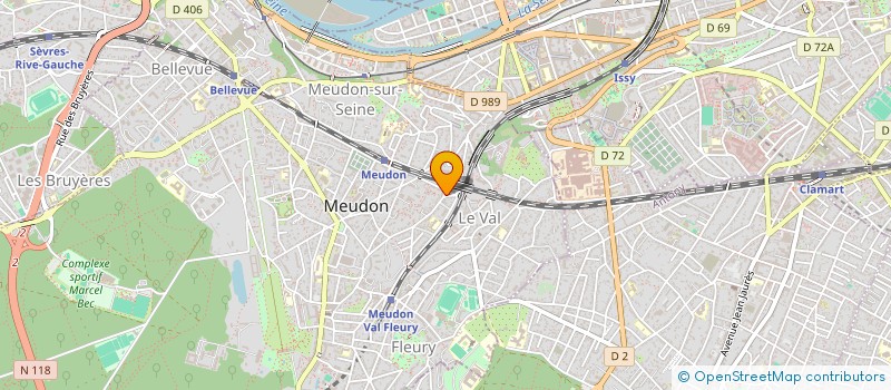 localisation de l'entreprise SOC NOUV ORGANIS DEVEL INVESTISSEMENT  MEUDON