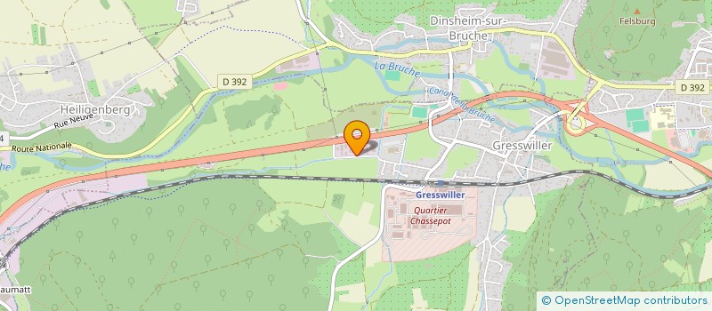 localisation de l'entreprise SOC NOUV POUR LA DECOUVERTE DE L ALSACE à GRESSWILLER