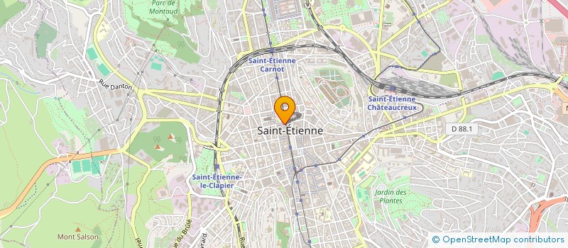 localisation de l'entreprise SOC NOUV TEINTURERIES GRANGER à SAINT-ETIENNE