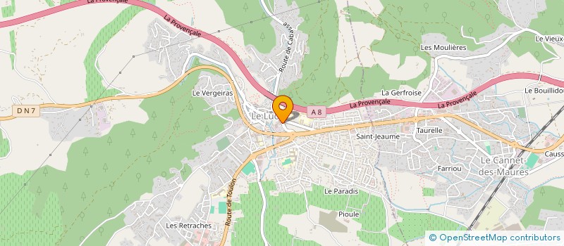 localisation de l'entreprise SOC NOUVE VENTE ENTRETIEN MATERIEL AUTO  LE LUC