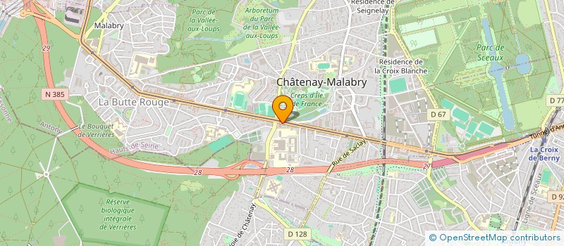 localisation de l'entreprise SOC NOUVEL AGENCE AMELIORATION LINEAIRE à CHATENAY-MALABRY