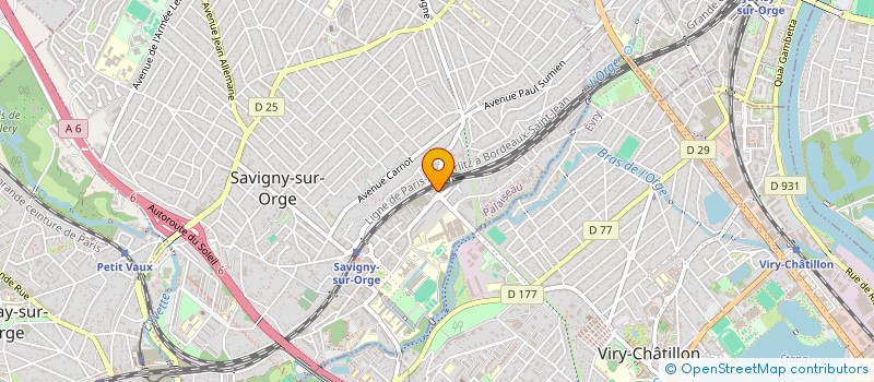 localisation de l'entreprise SOC NOUVEL TUYAUTERIE INDUSTRI à SAVIGNY-SUR-ORGE