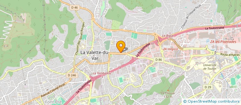 localisation de l'entreprise SOC NOUVELLE  LA VALETTE-DU-VAR