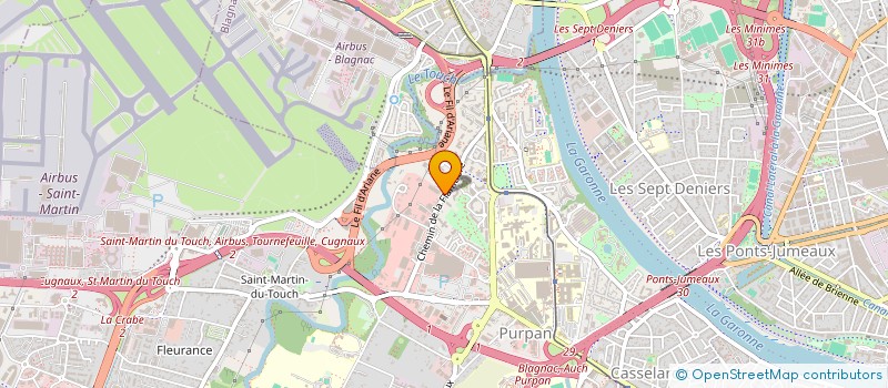 localisation de l'entreprise SOC NOUVELLE 3G MIDI PYRENEES à TOULOUSE