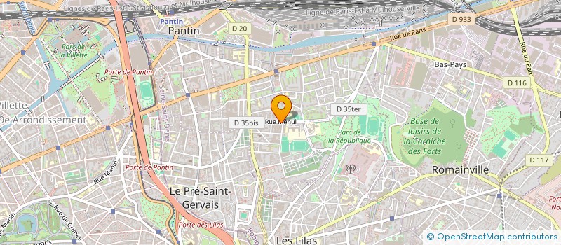 localisation de l'entreprise SOC NOUVELLE ABICHOU TD à PANTIN