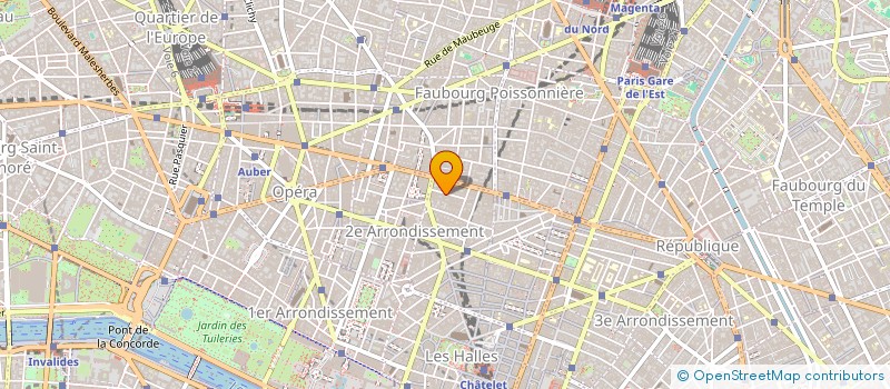 localisation de l'entreprise SOC NOUVELLE AFRIQUE ASIE AMERIQUE LATIN à PARIS