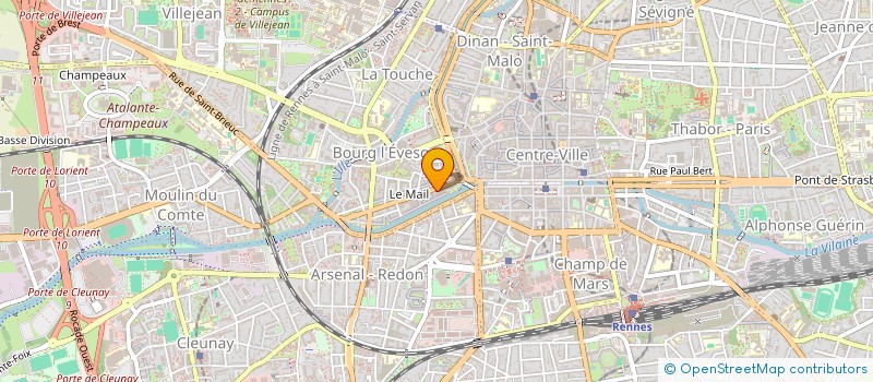 localisation de l'entreprise SOC NOUVELLE ARMOR LOCATIONS VEHICULES à RENNES