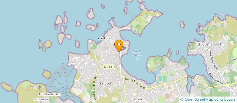 localisation de l'entreprise SOC NOUVELLE ARMORIC HOTEL  TREGASTEL